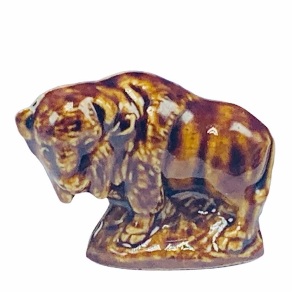 Buffalo Bison Wade Whimsies figurine England vtg